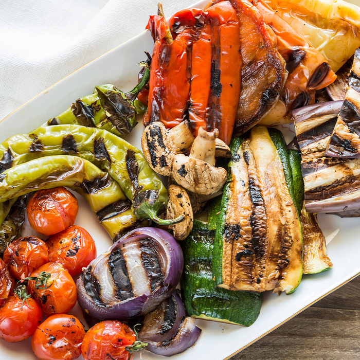 Groenten van de OFYR bbq voor een romantische avond