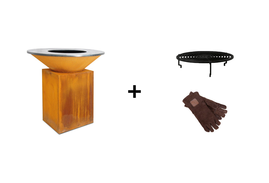Topdeal: OFYR Cortenstaal: OFYR Classic 100 + gratis grill + handschoenen bundel