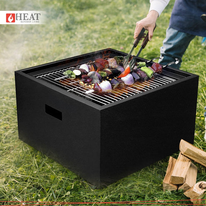 HEAT Vuurkorf 3 in 1 (Vuurkorf + BBQ+ Tafel)