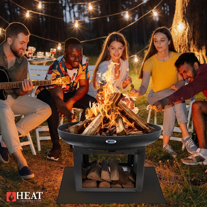 HEAT Vuurschaal Fresvik met Houtopslag