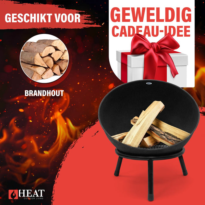 HEAT Vuurkof Kappa Zwart