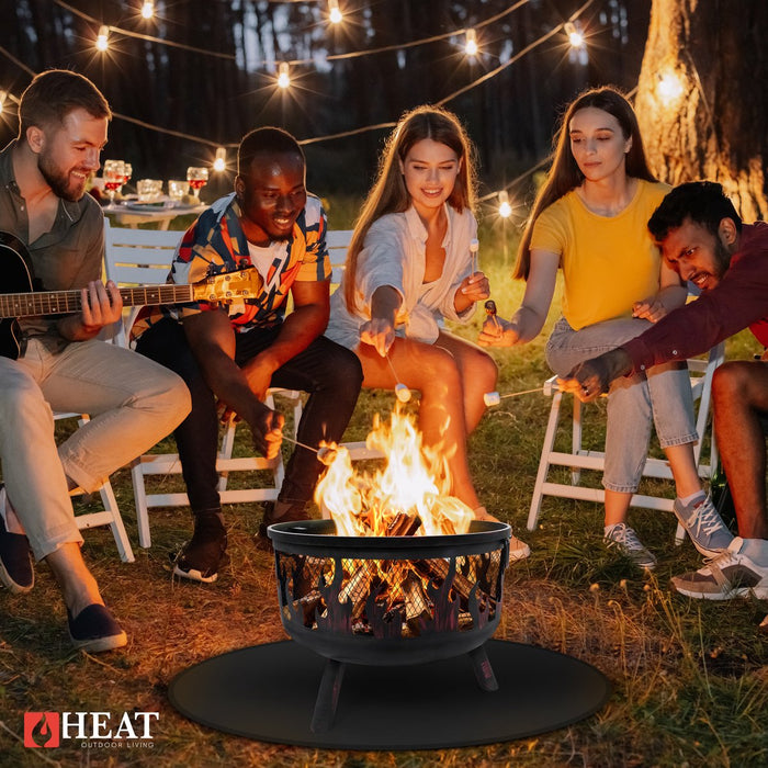 HEAT Vuurkorf Hornset met Grillrooster en Vonkenscherm