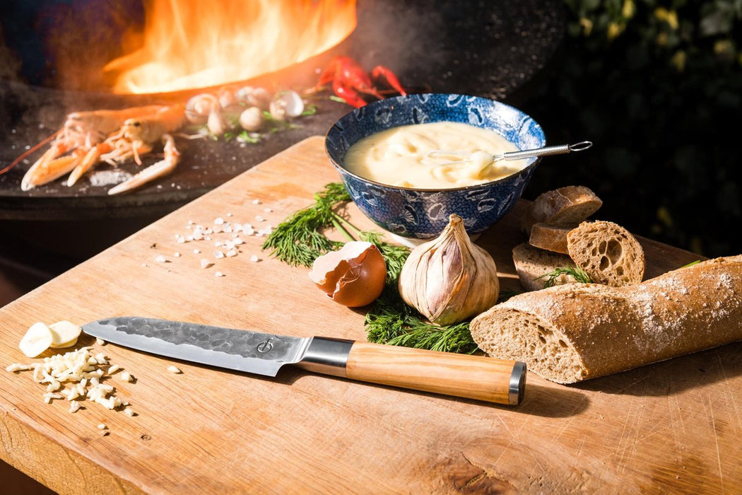 Forged Olive Santokumes - 14 cm