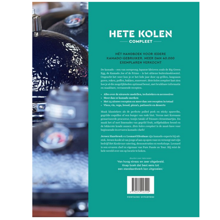Kamado Boek 'hete kolen' + 25 nieuwe recepten