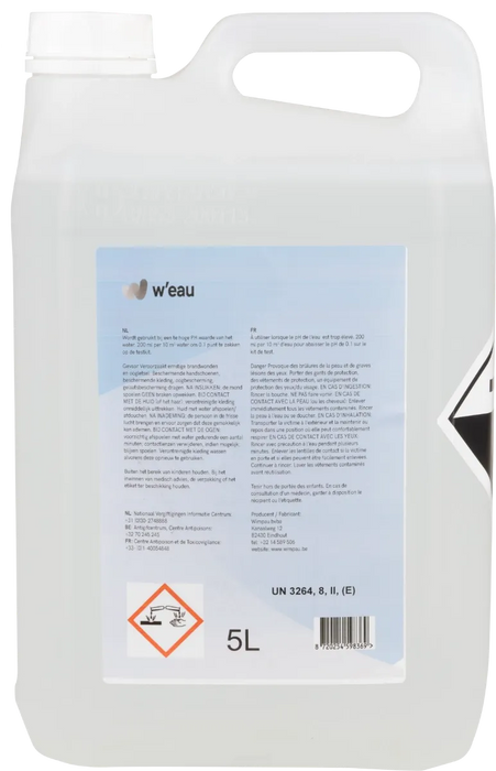 W'eau vloeibare pH minus - 5 liter