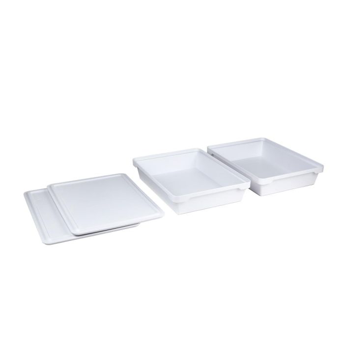 Pizzadeeg kratten, set met 2 stuks