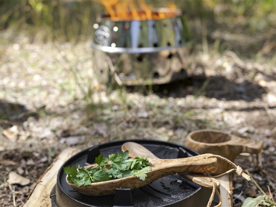 Petromax Flat Bowl Olijfhout - 23 CM