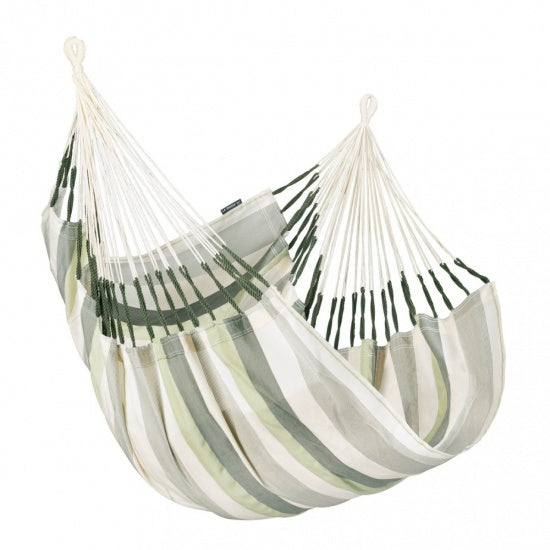 LA SIESTA Udine Outdoor Cedar - Hangstoel & Stand - Weerbestendig - Comfort maat