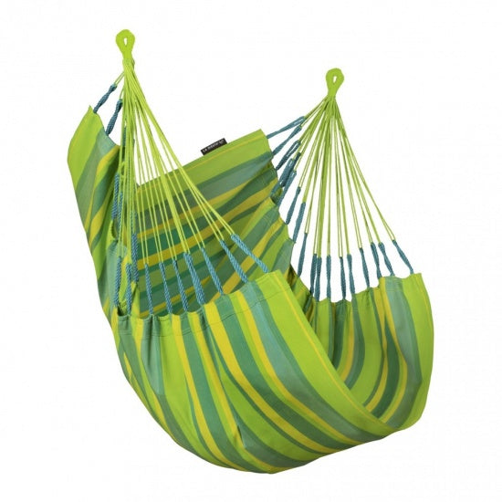 LA SIESTA Udine Outdoor Lime - Hangstoel & Stand - Weerbestendig - Comfort maat