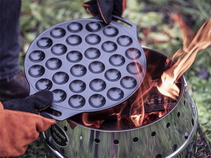 Petromax Gietijzeren Poffertjes Pan