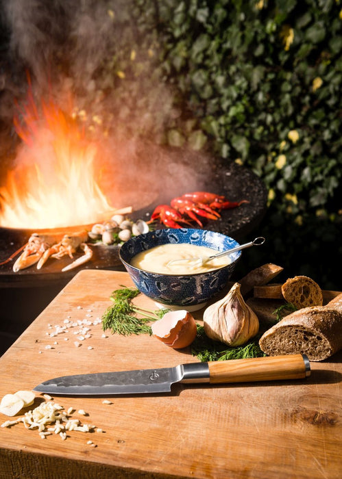 Forged Olive Santokumes - 14 cm