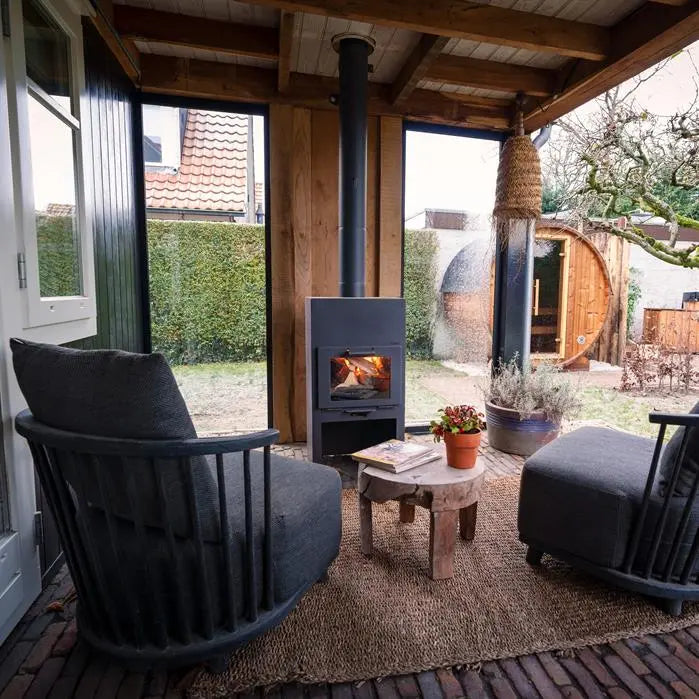 STIG Gecoat Staal Buitenhaard