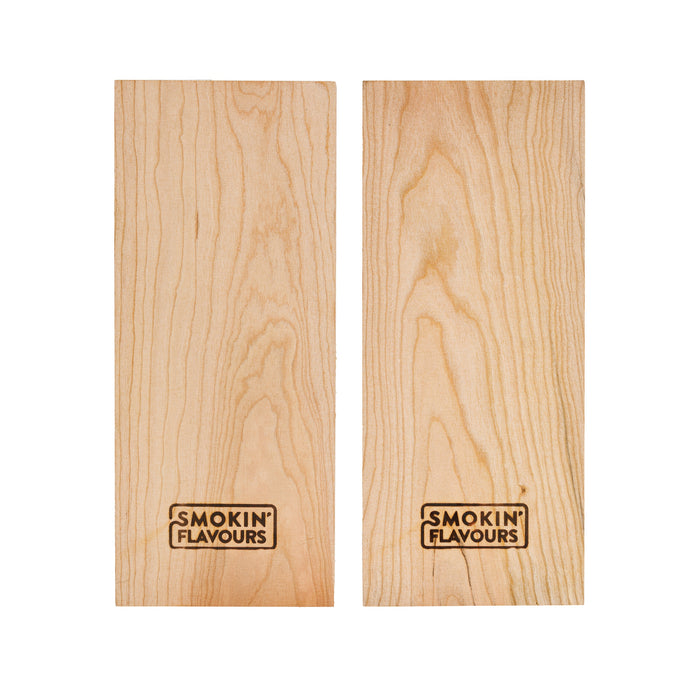 Smokin’ Flavours Kersenhouten planken 2 stuks 30×12,5 cm