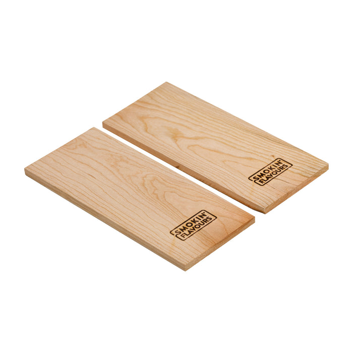 Smokin’ Flavours Kersenhouten planken 2 stuks 30×12,5 cm