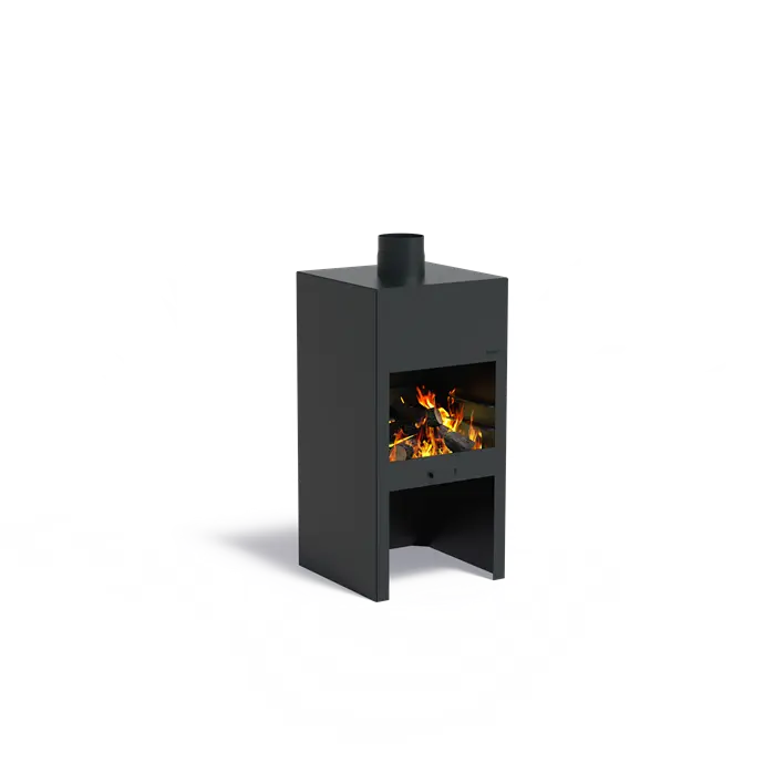 STIG Gecoat Staal Buitenhaard