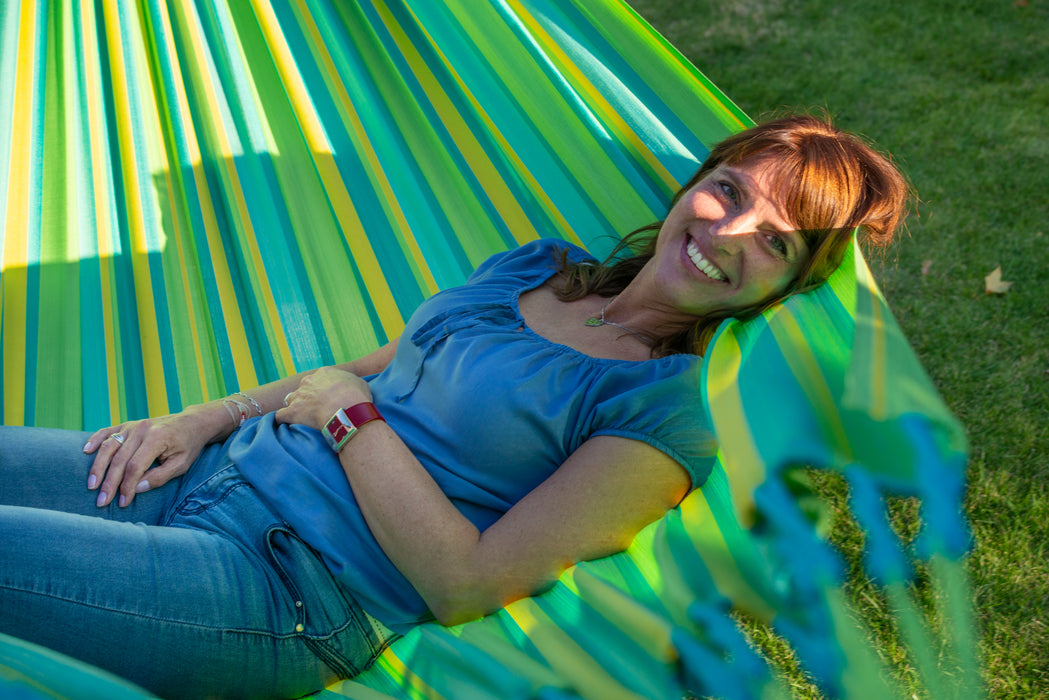 LA SIESTA Brisa hangmat - Weersbestendig - Lime - Double Size