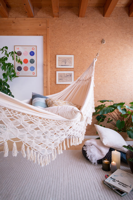 LA SIESTA Bossanova hangmat - Latte - Kingsize