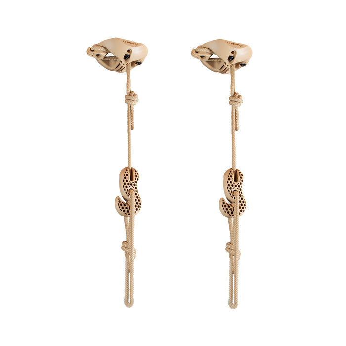 LA SIESTA® CasaMount 2-punts ophangset beige – voor hangmatten en hangstoelen