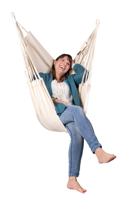 LA SIESTA Cumbia Organic Latte - Hangstoel - Comfort maat