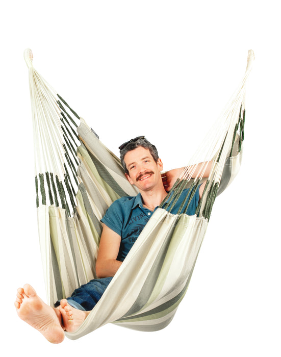 LA SIESTA Cumbia Outdoor Cedar - Hangstoel - Weerbestendig - Comfort maat
