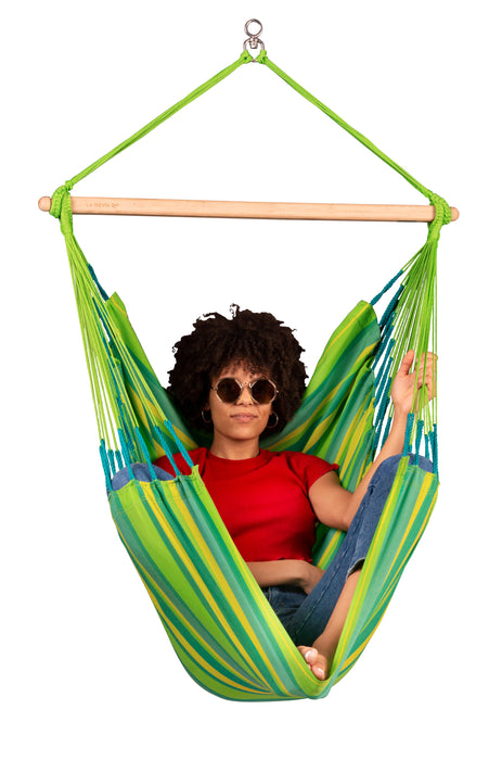 LA SIESTA  Domingo Lime - Hangstoel - Weerbestendig - Basis maat