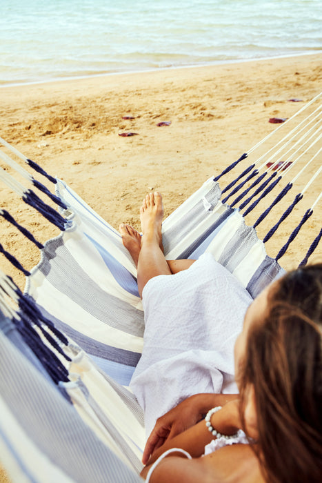 LA SIESTA  Domingo Sea Salt - Hangstoel - Weerbestendig - Comfort maat