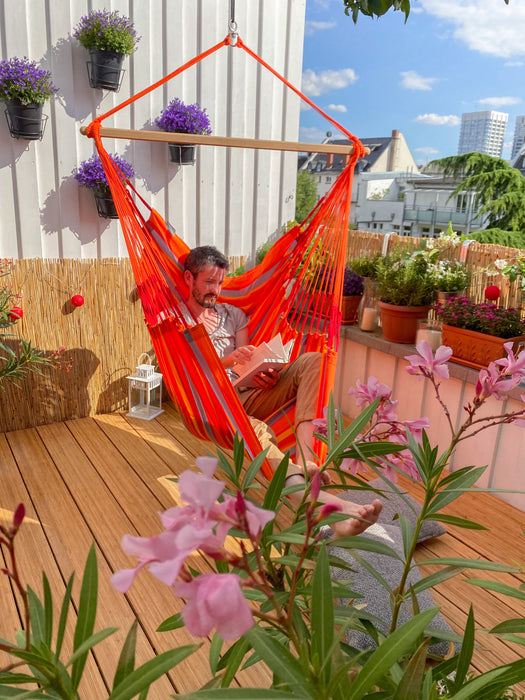 LA SIESTA  Domingo Tucan - Hangstoel - Weerbestendig - Comfort maat