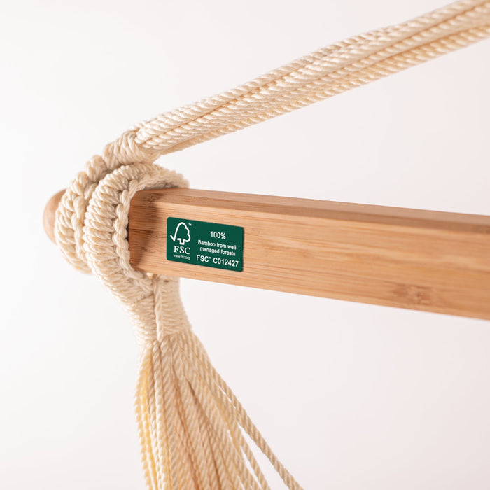 LA SIESTA  Domingo Sea Salt - Hangstoel - Weerbestendig - Comfort maat