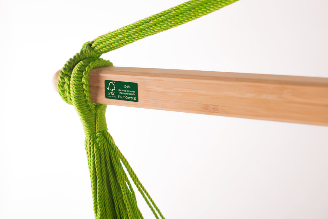 LA SIESTA  Domingo Lime - Hangstoel - Weerbestendig - Comfort maat