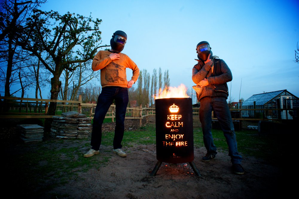 Demomodel: Vuurkorf Keep Calm XL