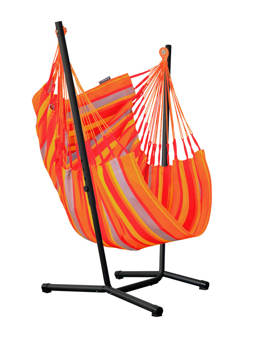 LA SIESTA Fiji Outdoor Toucan - Hangstoel & Stand - Weerbestendig - Basic maat