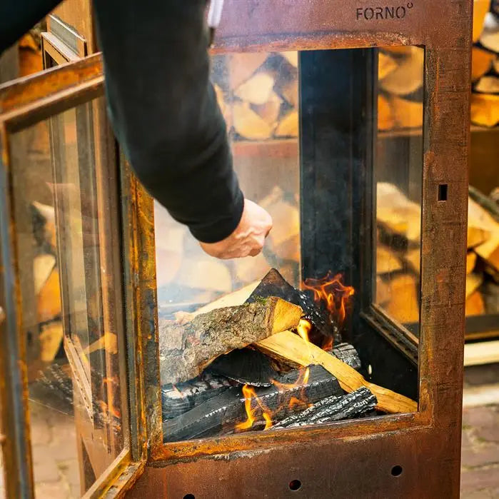 DIGNA Cortenstaal Buitenhaard - Groot