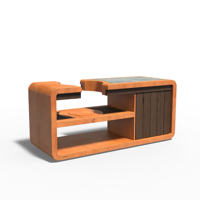 KAMADO Station Cortenstaal - Groot