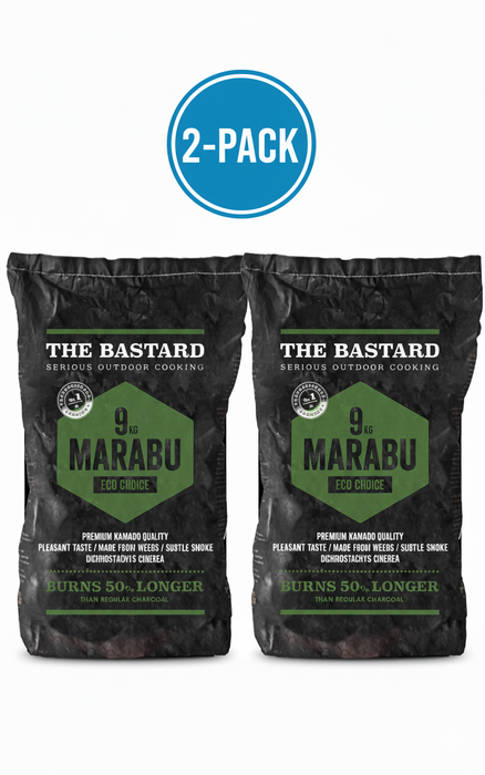 2 xThe Bastard Charcoal Marabu 9 kg