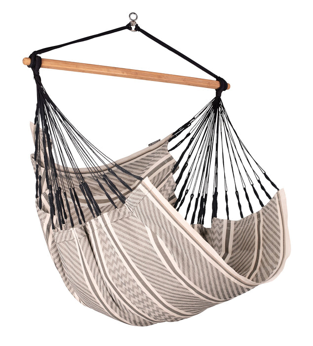 LA SIESTA Udine Organic Zebra - Hangstoel & Stand - Comfort maat