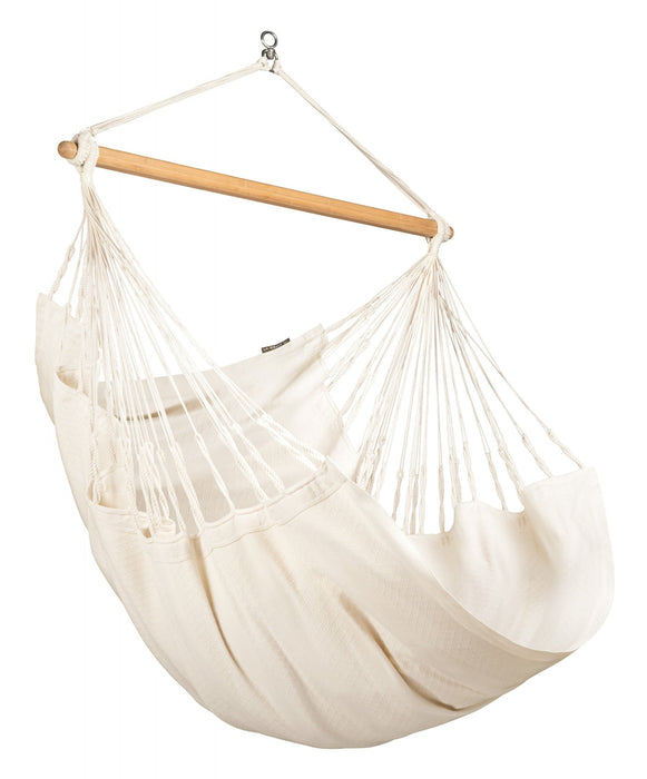 LA SIESTA Habana Latte - Hangstoel - Weerbestendig - Comfort maat