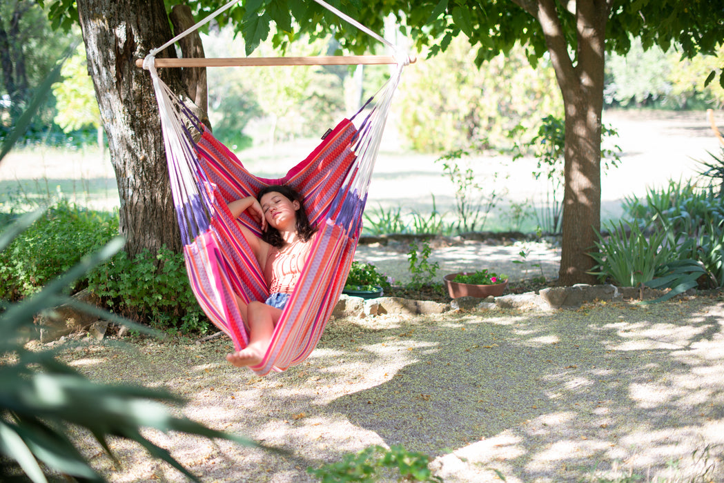 LA SIESTA Habana Flamingo - Hangstoel - Weerbestendig - Comfort maat