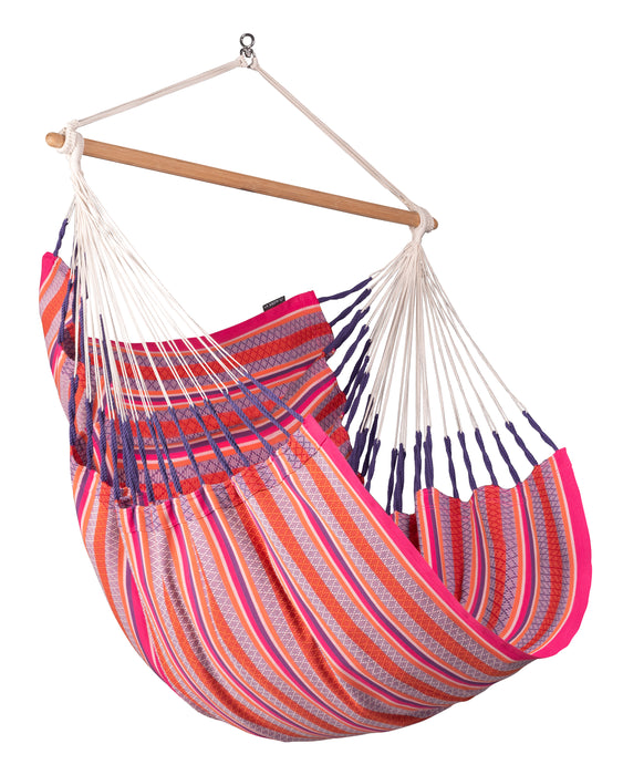 LA SIESTA Habana Flamingo - Hangstoel - Weerbestendig - Comfort maat