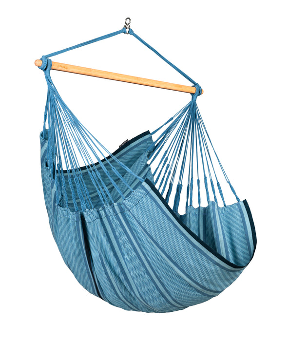LA SIESTA Habana Blue Zebra - Hangstoel - Weerbestendig - Comfort maat