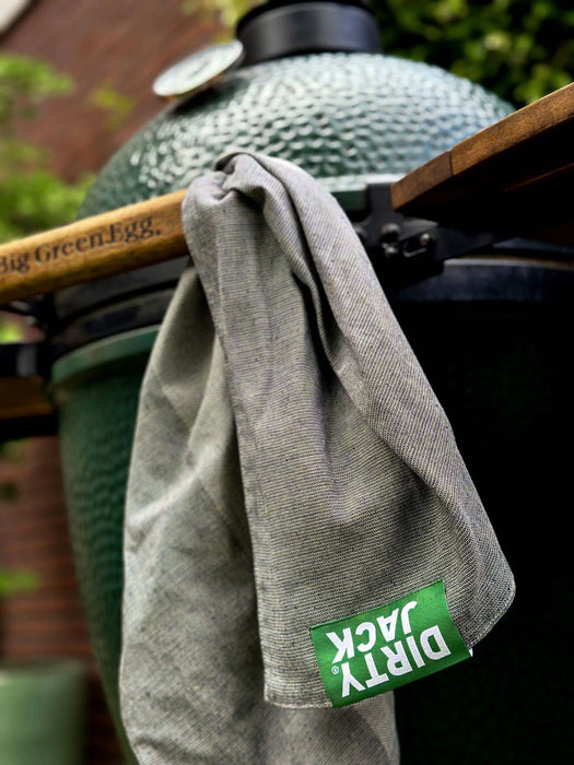 DIRTY JACK doek Charcoal - groen label (kleur = Big Green Egg)