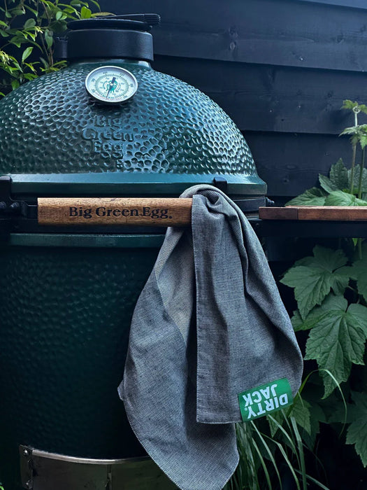 DIRTY JACK doek Charcoal - groen label (kleur = Big Green Egg)