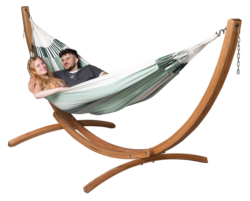 LA SIESTA Maera Eucalyptus - Hangmat staander Dubbele maat
