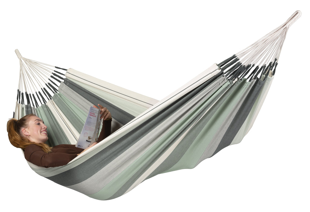 LA SIESTA Modesta hangmat - Weersbestendig - Olive - Enkele maat