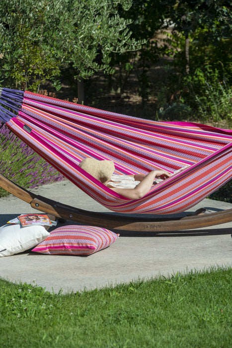 LA SIESTA Modesta hangmat - Weersbestendig - Flamingo - Dubbele maat
