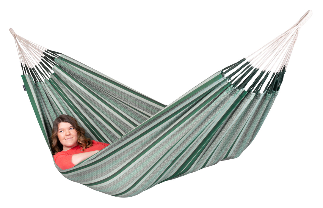 LA SIESTA Modesta hangmat - Weersbestendig - Agave - Dubbele maat