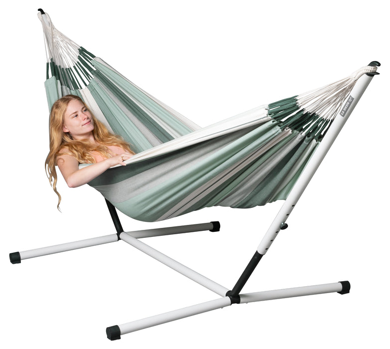 LA SIESTA Nautico Grey - Hangmat staander - Dubbele maat