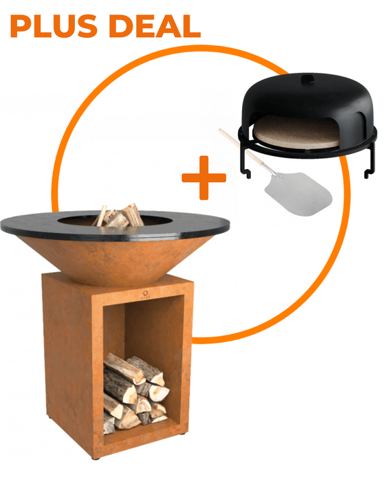 Bundel Deal: OFYR Classic Cortenstaal 100 Storage + GRATIS Pizza Oven