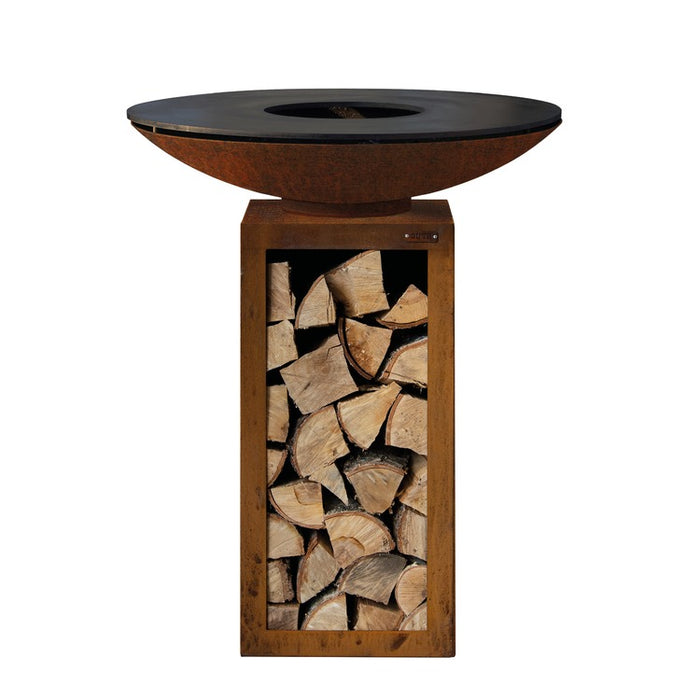 Demomodel: OUTR Plancha Corten - 100 + open sokkel