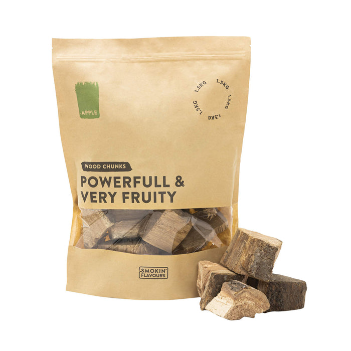 Smokin’ Flavours Rookchunks 1,5 KG appel