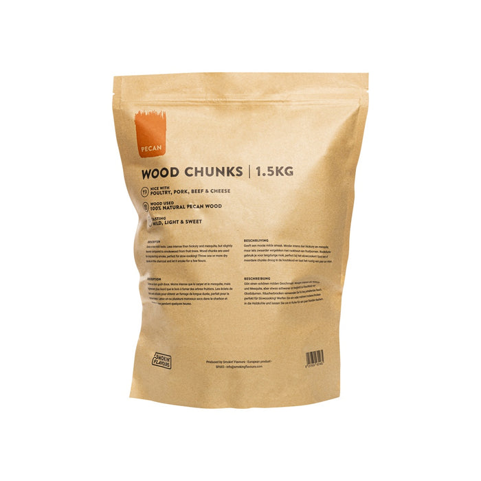 Smokin’ Flavours Rookchunks 1,5 KG pecan